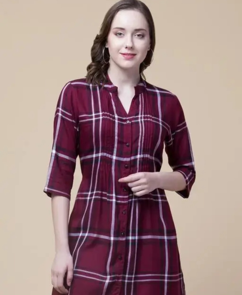 Hive91 Green and Blue Tunic for Women