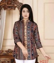 Heavy Crap Printed Kurti