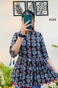 Stylish rayon printed top for women