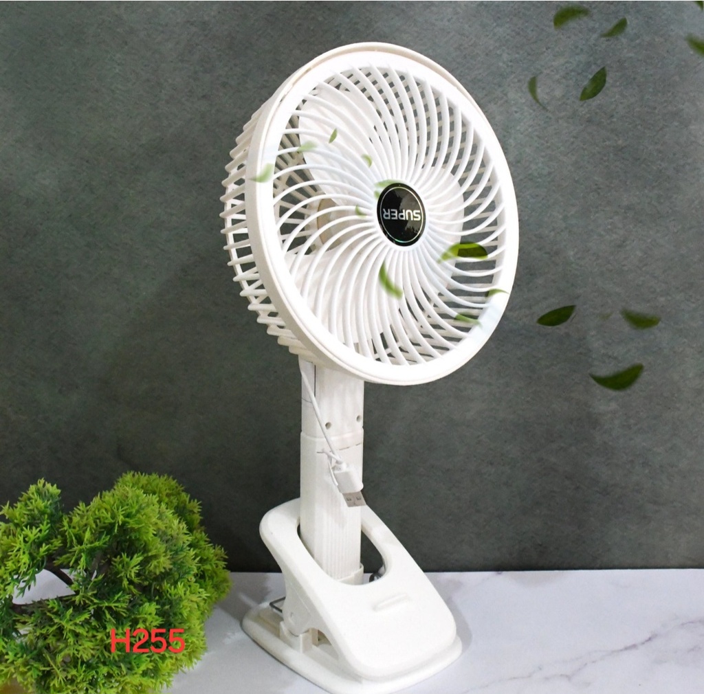 Multifunctional USB Desk Fan – Clip-On Plug & Play Fan