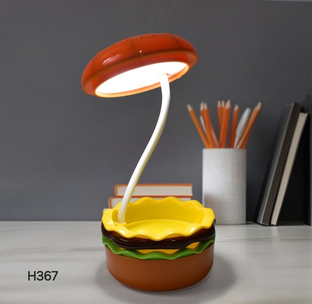 Burger Delight: Folding LED Night Lamp (1 Pc)