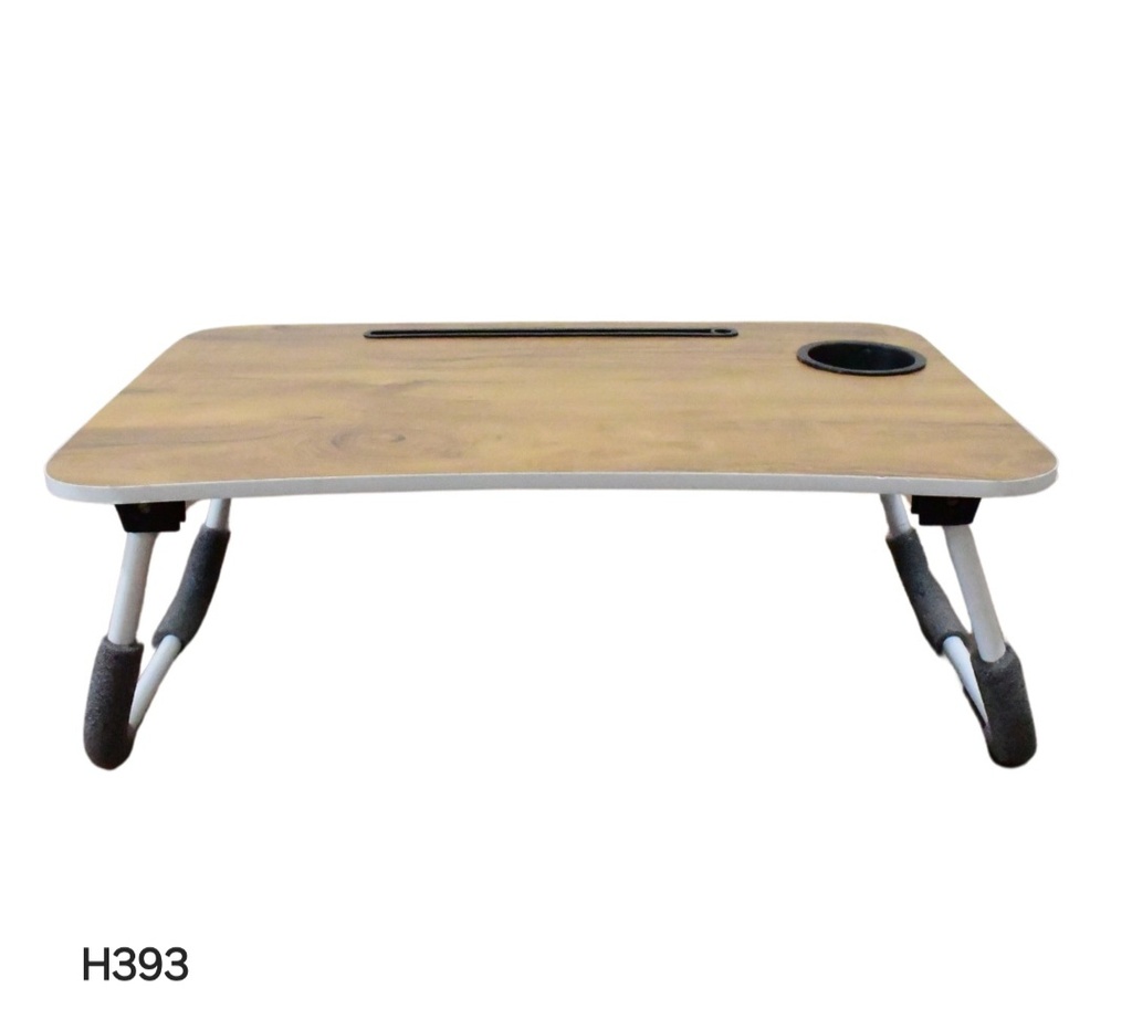 Multi-Purpose Laptop Desk for Study and Reading with Foldable, Cupholder & Drawer (1 Pc / Mix Plain Design / 58×38 Cm)
