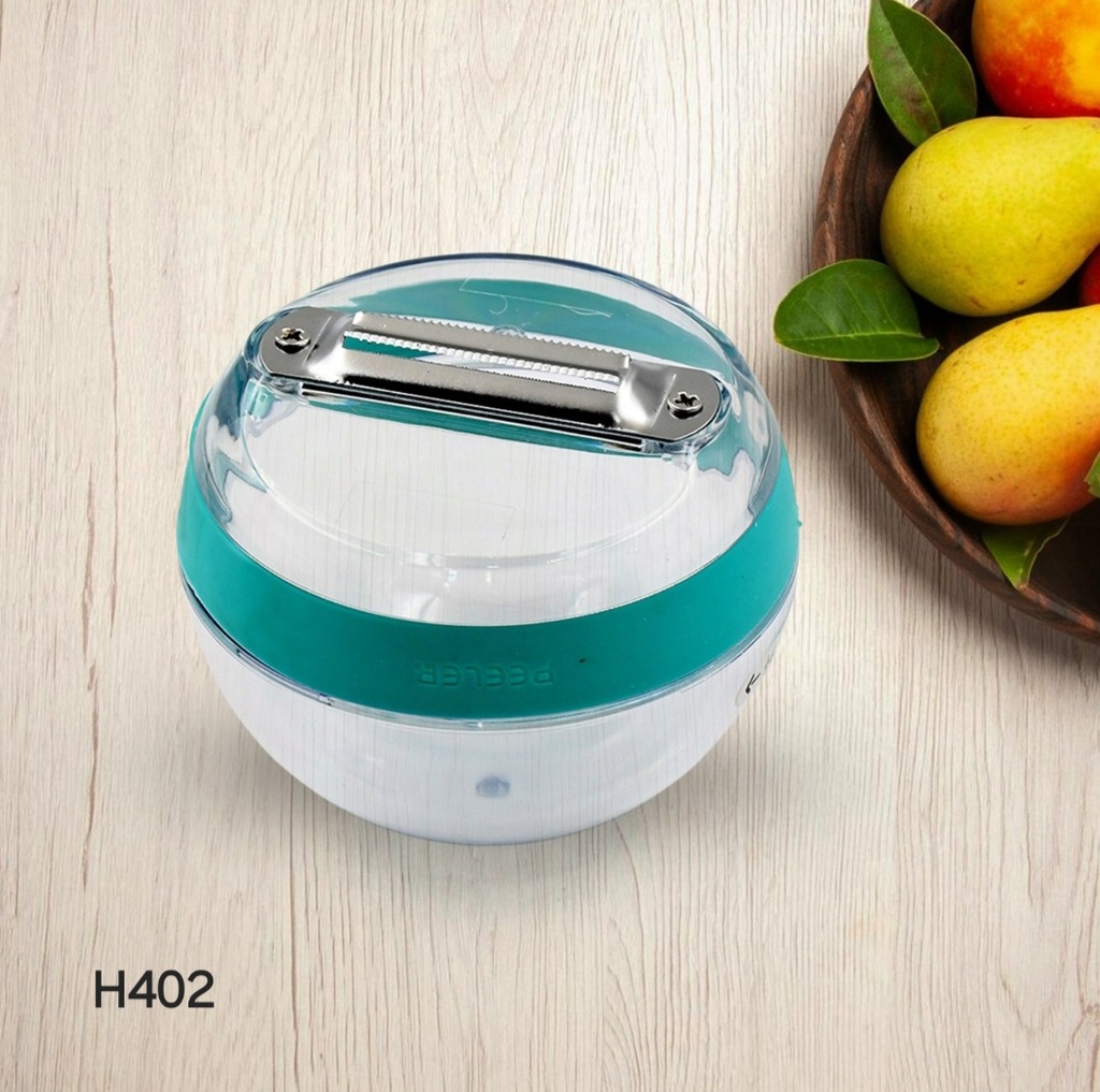 Multifunctional Round Peeler with Removable Storage – Washable Vegetable & Fruit Peeler for Kitchen (1 Pc / Mix Color)