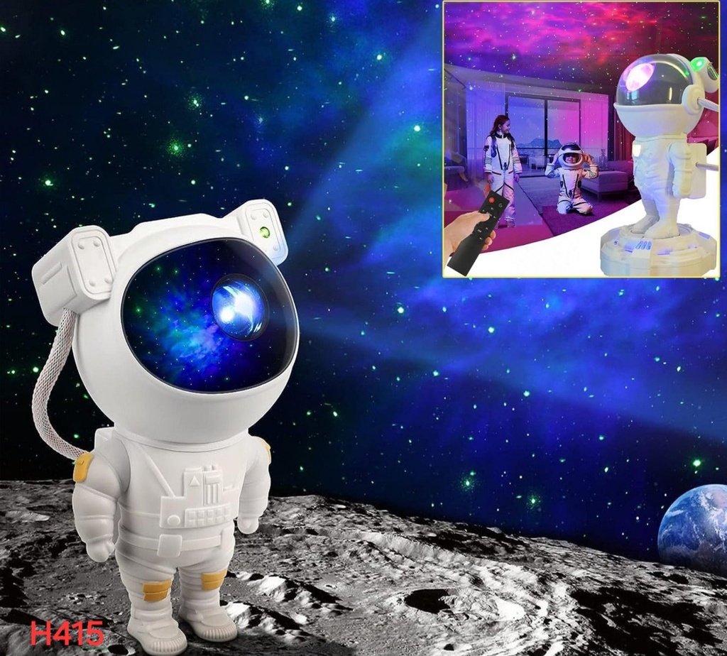 Robot Sky Space Stars Light Astronaut Galaxy Projector, Night lamp, Bedroom, Kids, Projector, Remote Control, Star Projector Will Take Children's to Explore The Vast Starry Sky for Adults, raksha bandhan, Diwali Gift
