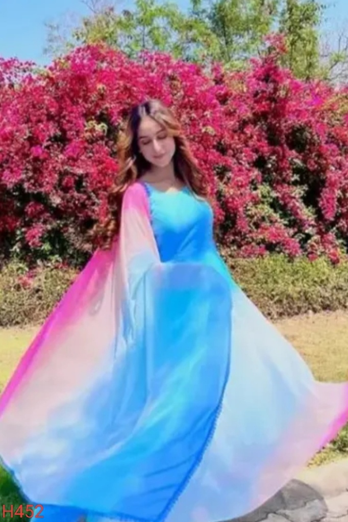 JOYA Dresses NEW ANARKALI GOWN WHIT DUPPATA
