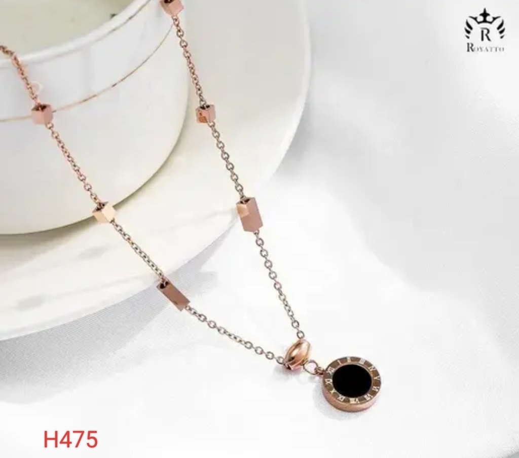 Rose Gold Stainless Steel Geometrical Natural Shell Coin Pendant Necklaces Dainty Square Charm Chokers Collars Necklace