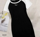 Fabric One Piece Midi Dress(Bodycon Dress)