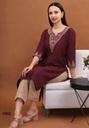 Embroidery Kurta Pant set For Women