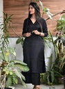 Women beautiful kurta with pant set V-NACK
