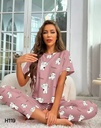 Women Printed Co-Ords Set Night Suit And Night Dress in Lowes Price