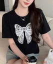 Stylish Printed Pure Cotton Women's T-shirt