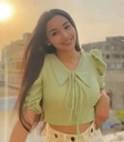 Stylish front collar Dori tops and tunics