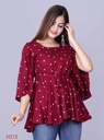 printed rayon top