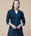Hive91 Green and Blue Tunic for Women