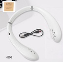 Portable USB Rechargeable Neck Fan – Wearable, 3 Speeds, Headphone Design