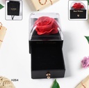 Preserved Eternal Rose Flower Gift Box Drawer (1 Pc)