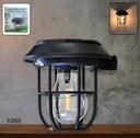 Solar Lantern Wall Lights Fixtures with Motion Sensor (1 Pc)