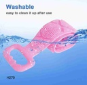 Eco-Friendly Silicone Shower Brush & Back Scrubber Towel