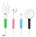 Spiral Charger Spring Cable Protector Data Cable Saver (Pack of 4)