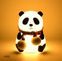 Panda 7-Color LED Silicone Touch Lamp (1 Pc)