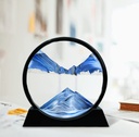 3D Moving Sand Art – Liquid Motion Deep Sea Sandscape with Round Glass Frame (1 Pc)