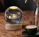 3D Astronomy Night Lamp Crystal Ball lamps With Base (1 Pc)