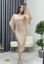 Trendy Embroidered Supernet Partywear Ciku Color Dresses for Women - Reguler Sleeve onepic